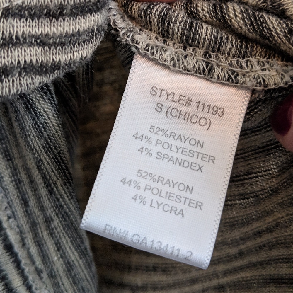 Love Culture Long Sleeve Striped Tee - Picture 4 of 5